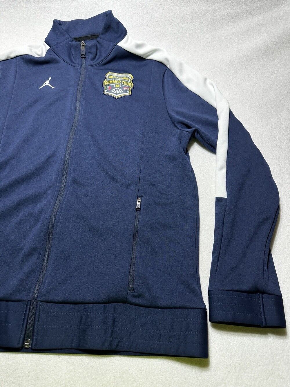 Michigan Air Jordan Team Warm Up Jacket XL Women’s Basketball Summer Tour Rome
